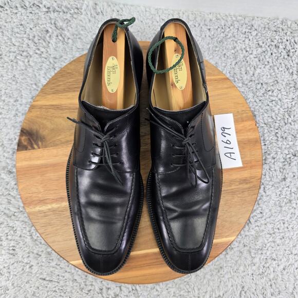 Salvatore Ferragamo Mens 10.5B Lavorazione Originale Black Split Toe Dress Shoe main image 11